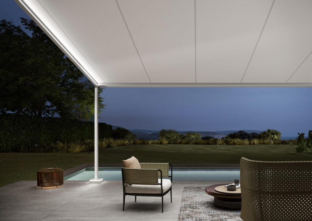 mx pergola style Kubus Detail Säule LED-Line 202310